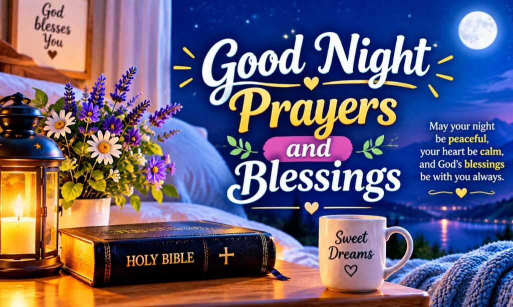 Good night prayers and blessings