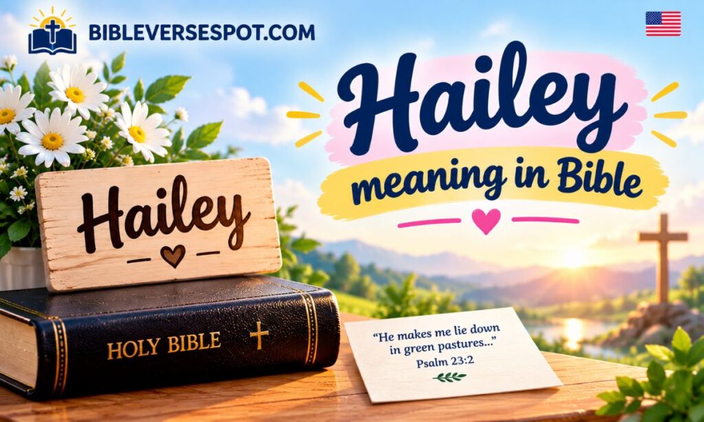 Hailey meaning in Bible