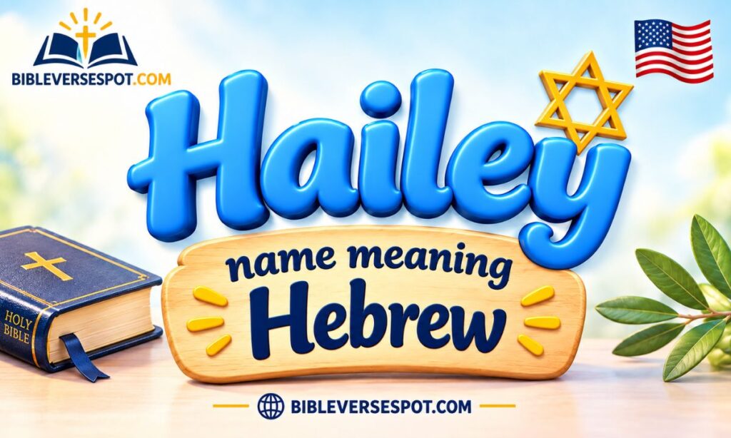 Hailey name meaning Hebrew