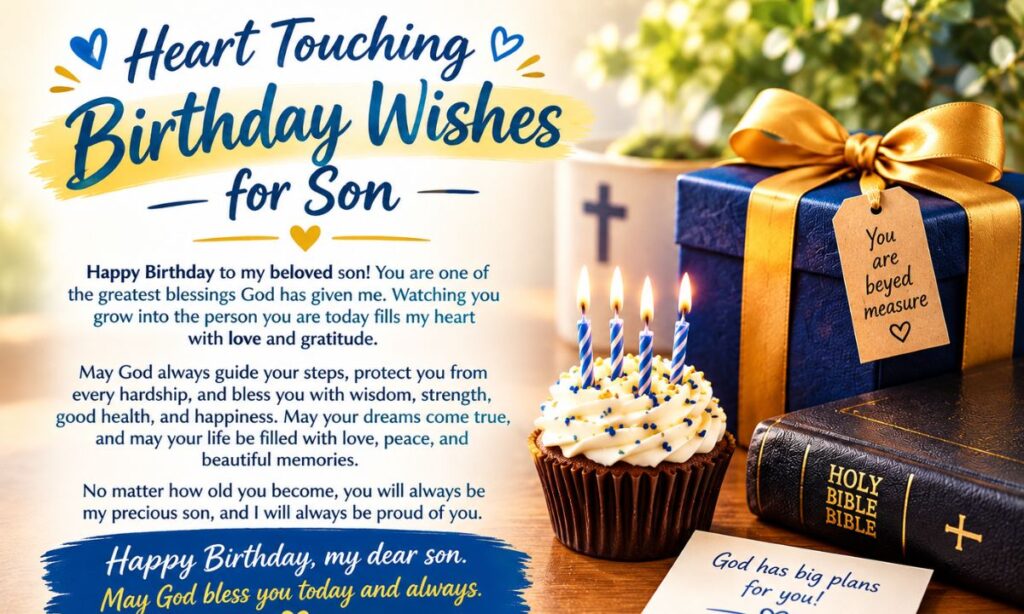 Heart Touching Birthday Wishes for Son
