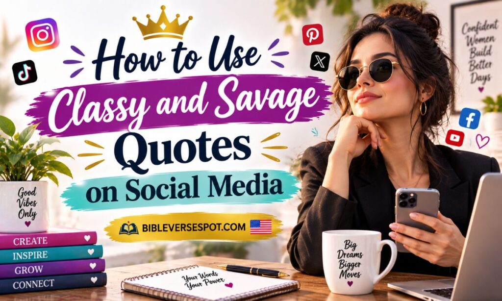 How to Use Classy and Savage Quotes on Social Media
