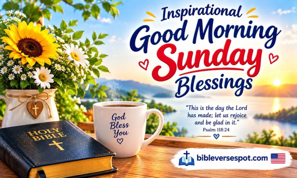 Inspirational Good Morning Sunday Blessings