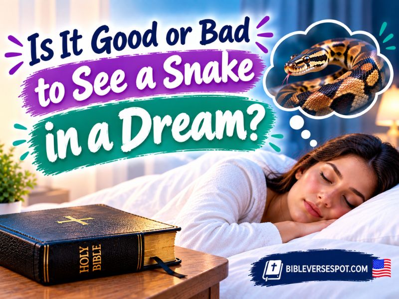 Is It Good or Bad to See a Snake in a Dream