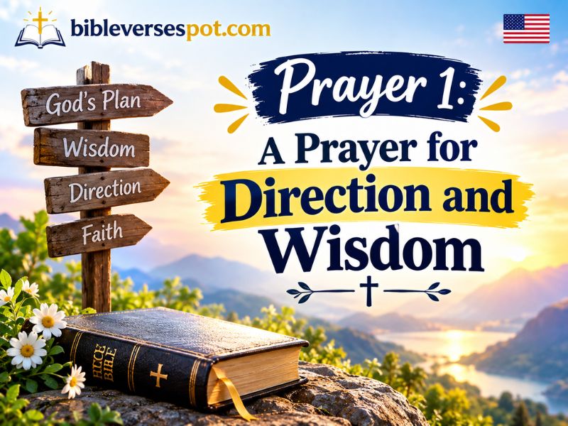 Prayer 1 A Prayer for Direction and Wisdom
