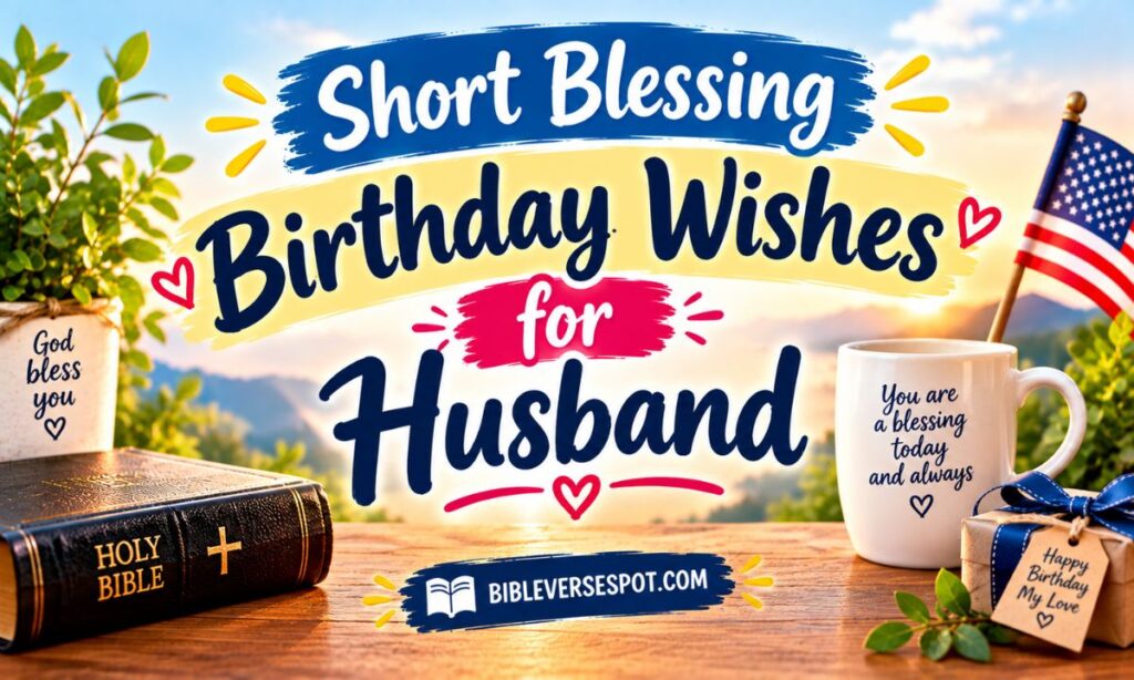 Short Blessing Birthday Wishes for Husband
