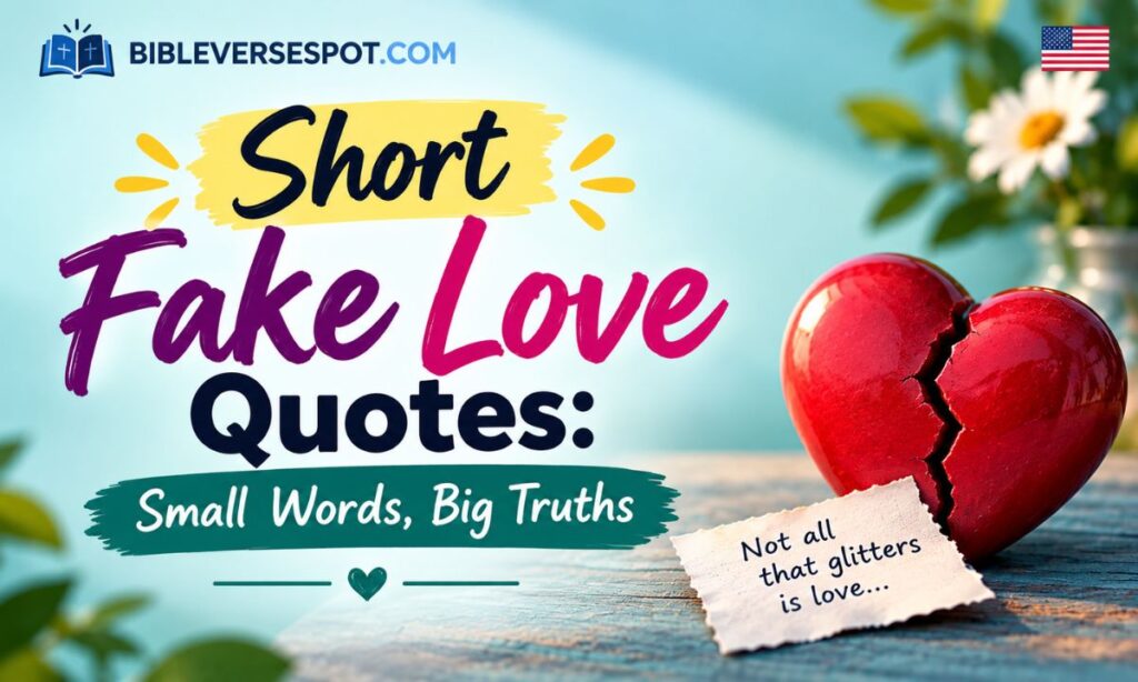 Short Fake Love Quotes