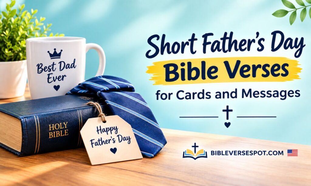 Short Father’s Day Bible Verses for Cards and Messages