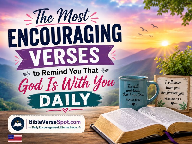 The Most Encouraging Verses to Remind You That God Is With You Daily