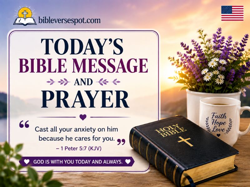 Today’s Bible Message and Prayer