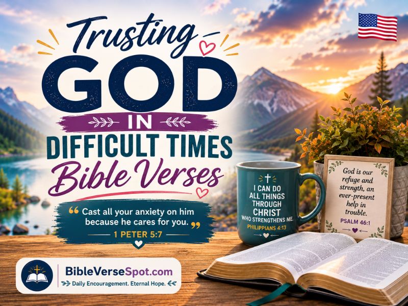 Trusting God in Difficult Times Bible Verses