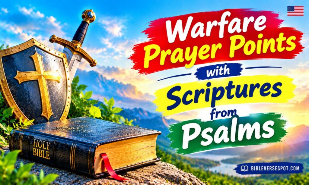Warfare prayer points with scriptures from Psalms