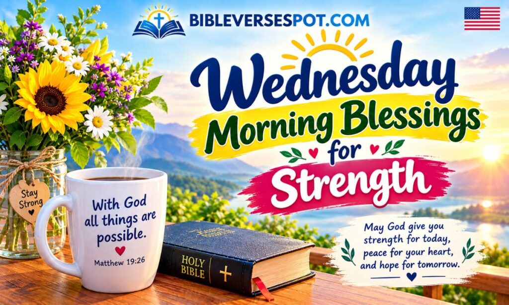 Wednesday Morning Blessings for Strength