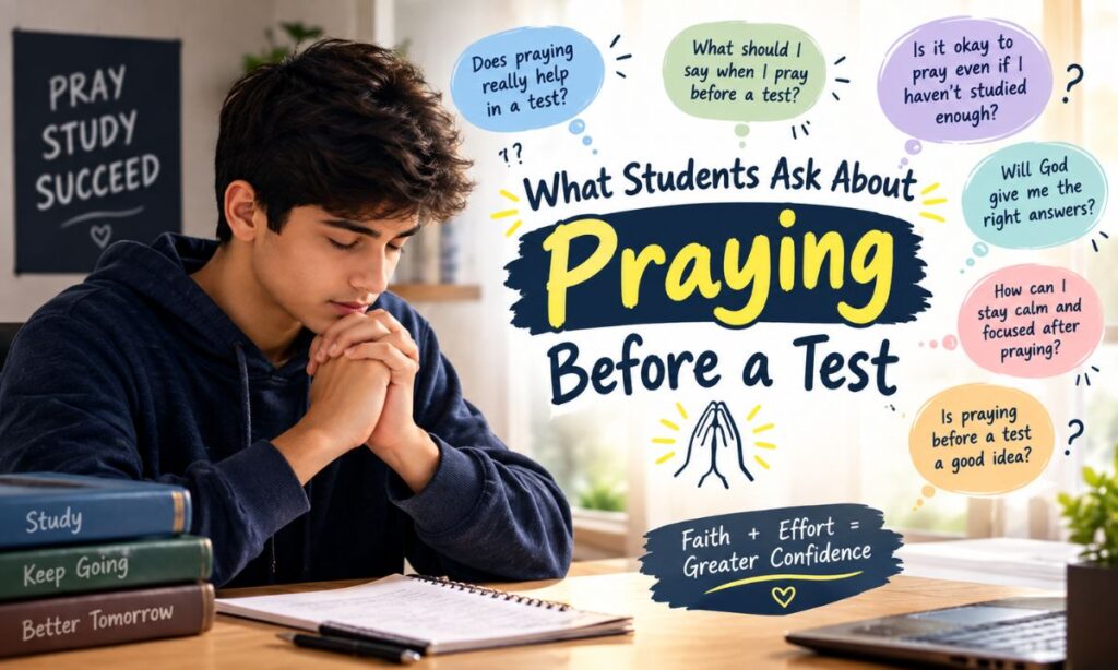 What Students Ask About Praying Before a Test