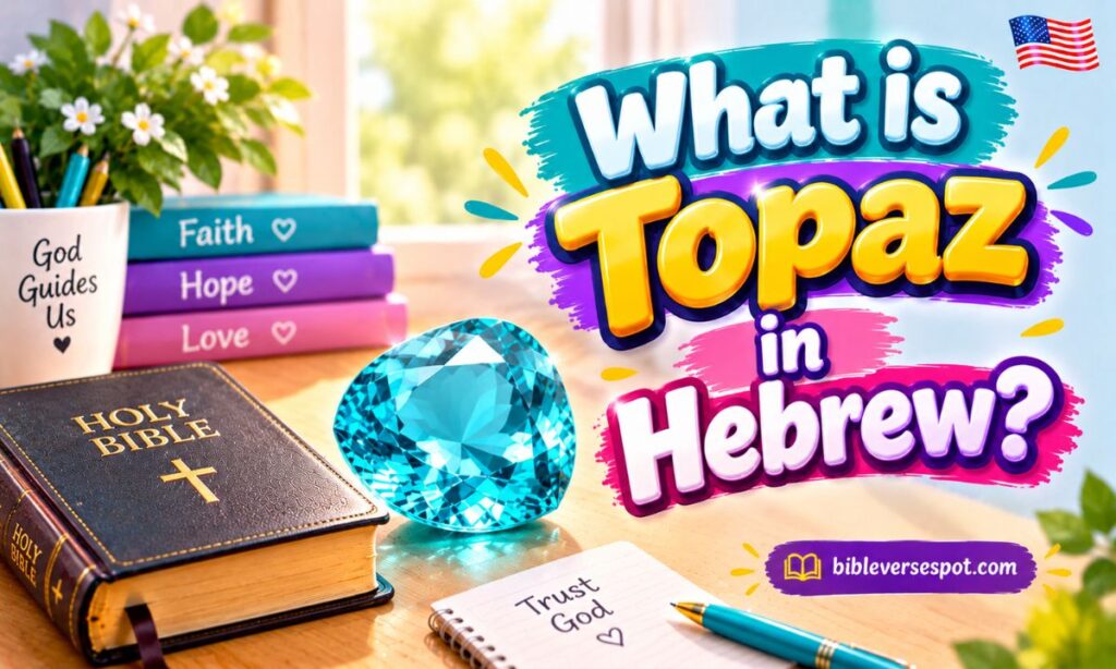 What is topaz in Hebrew