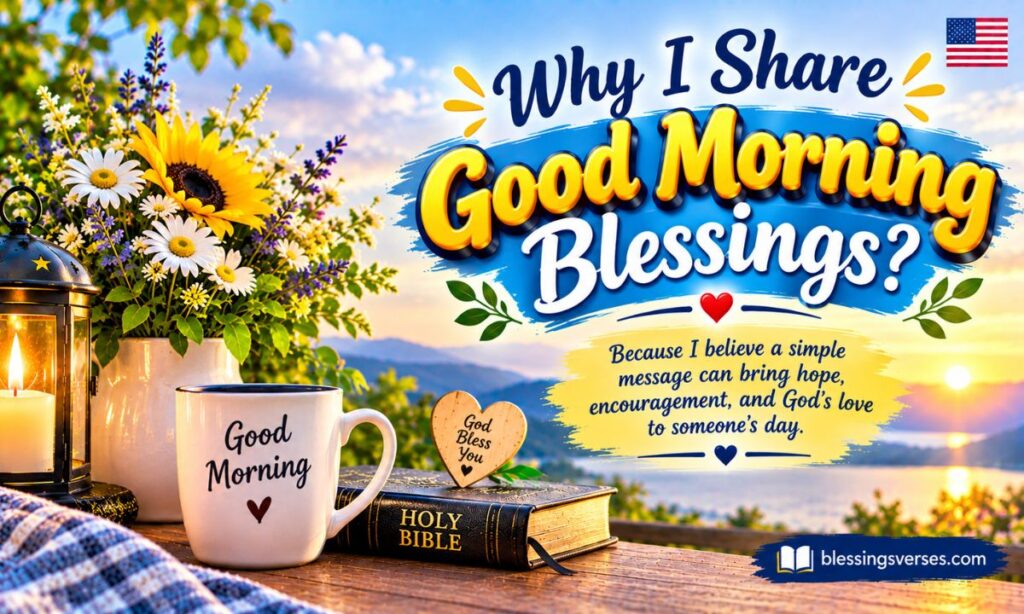 Why I Share Good Morning Blessings