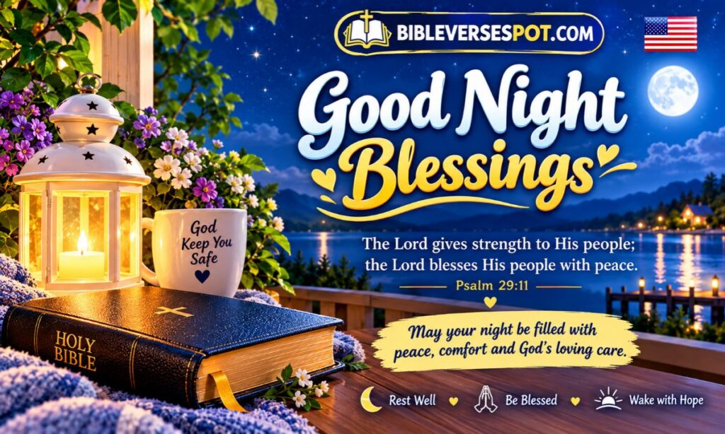 Beautiful Good Night Blessings Images