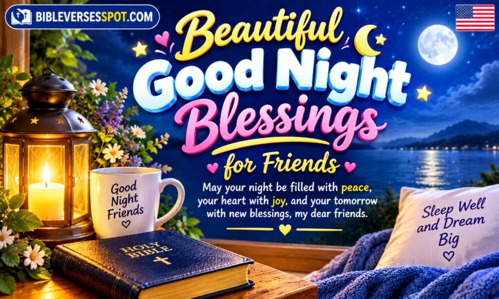 Beautiful Good Night Blessings for Friends