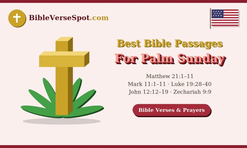 Best Bible Passages For Palm Sunday