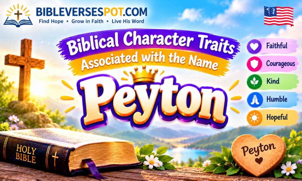 Biblical Character Traits Associated with the Name Peyton
