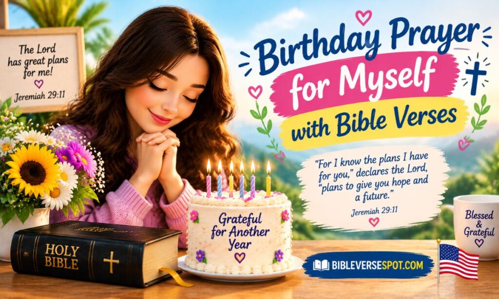 Birthday Prayer for Myself with Bible Verses