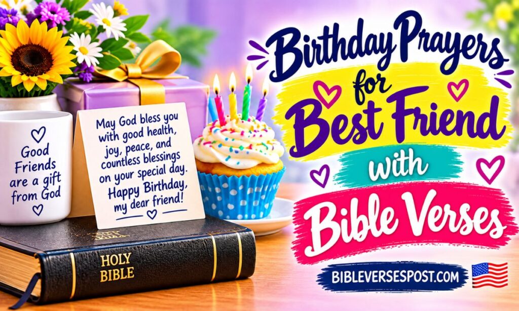 Birthday Prayers for Best Friend with Bible Verses