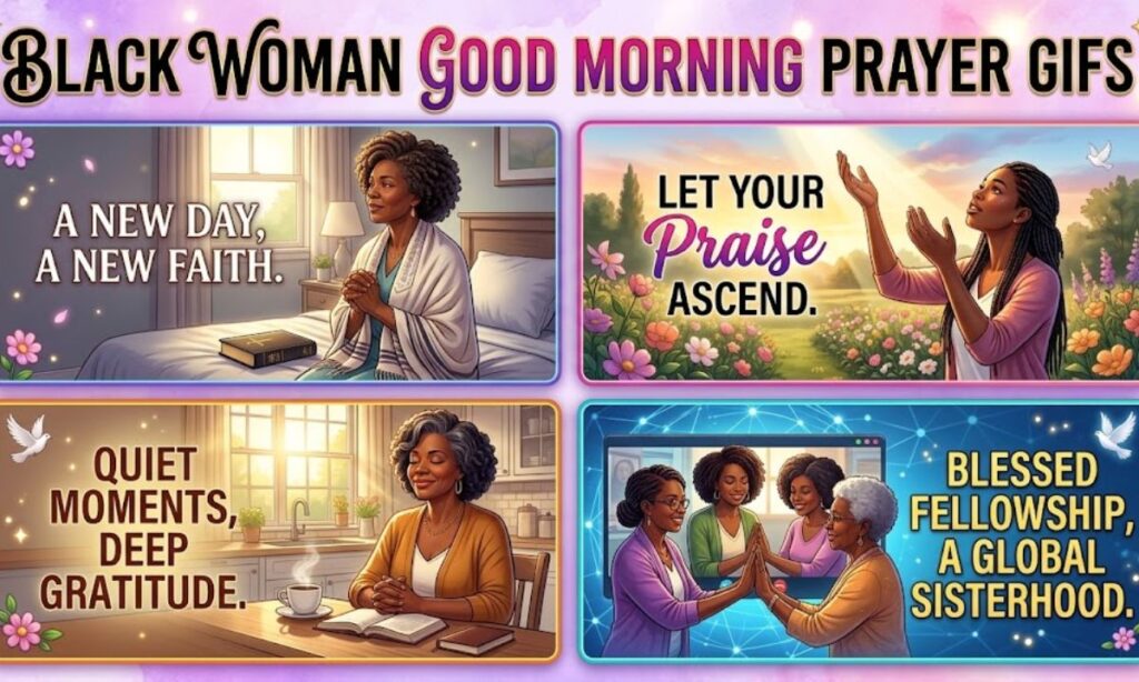 Black Woman Good Morning Prayer GIFs