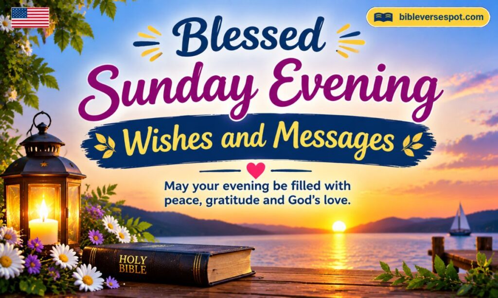 Blessed Sunday Evening Wishes and Messages