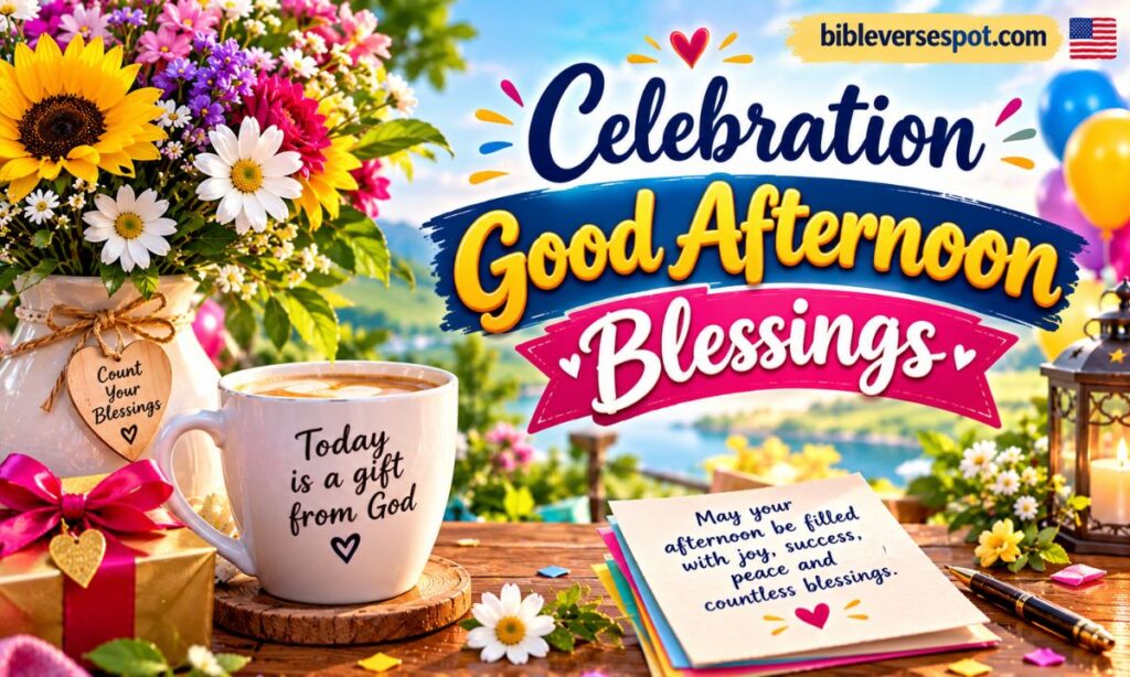 Celebration Good Afternoon Blessings