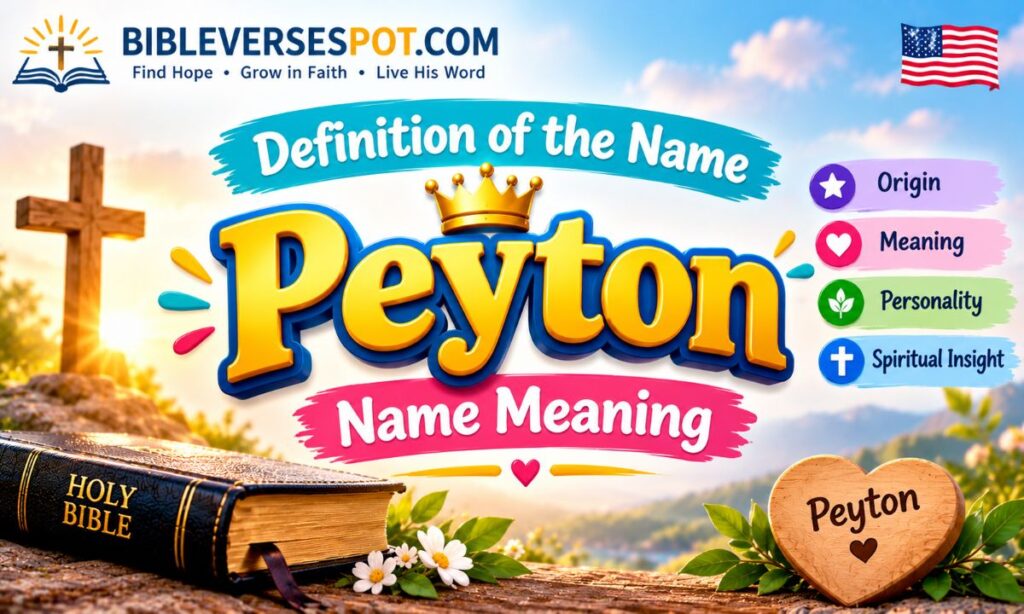 Definition of the Name Peyton