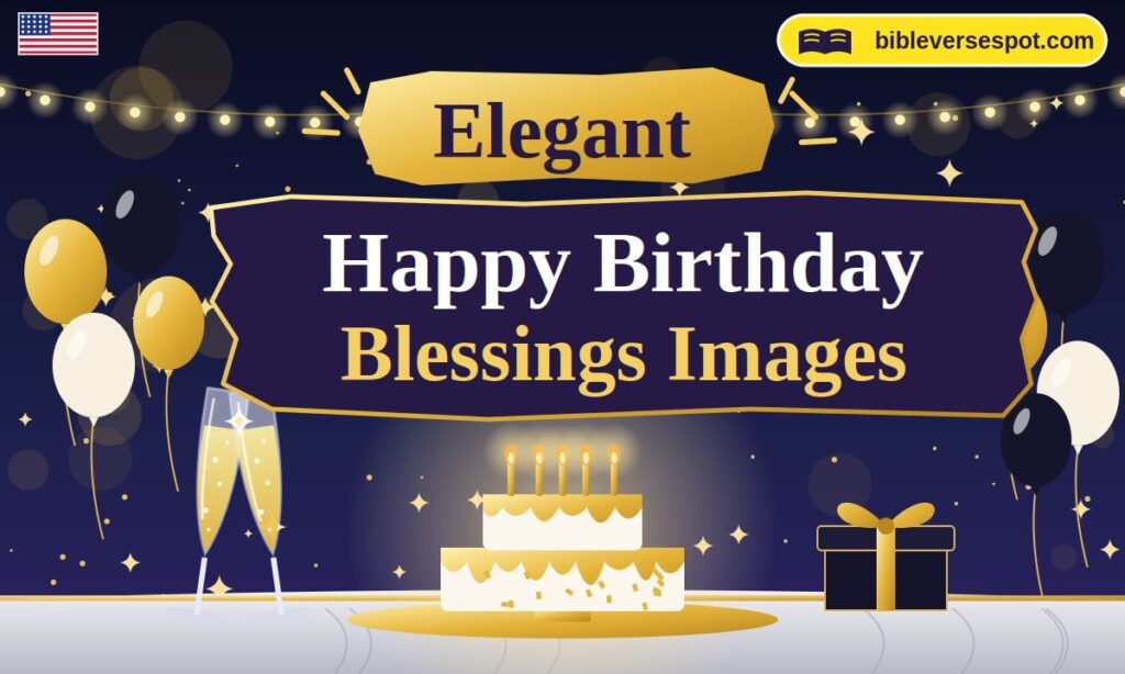 Elegant Happy Birthday Blessings Images