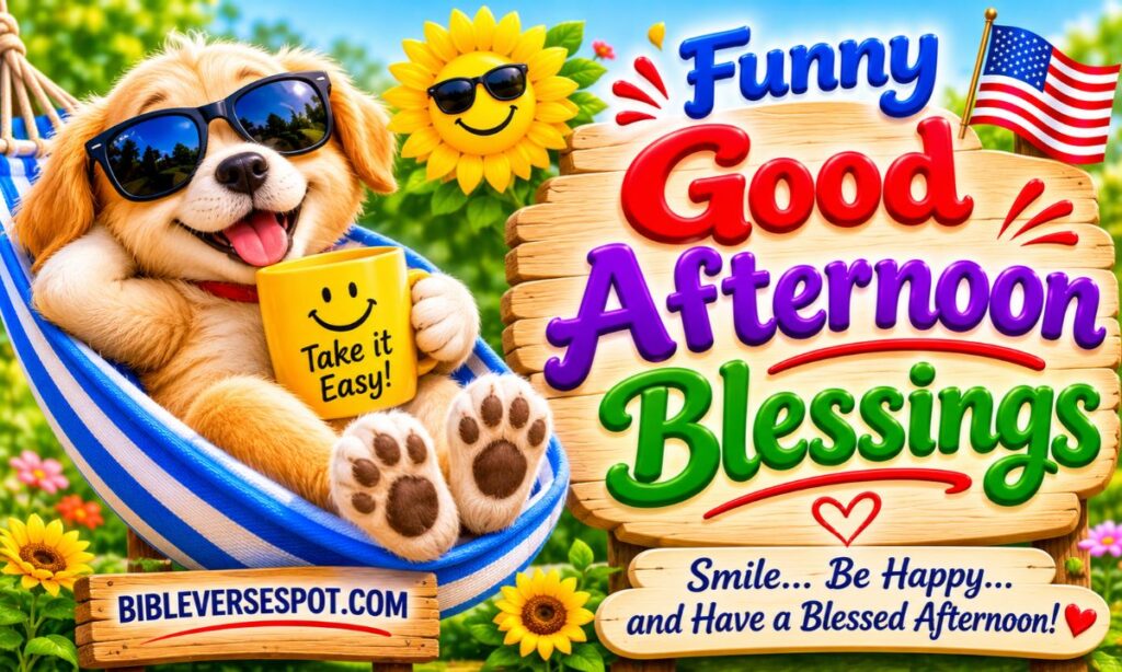 Funny Good Afternoon Blessings