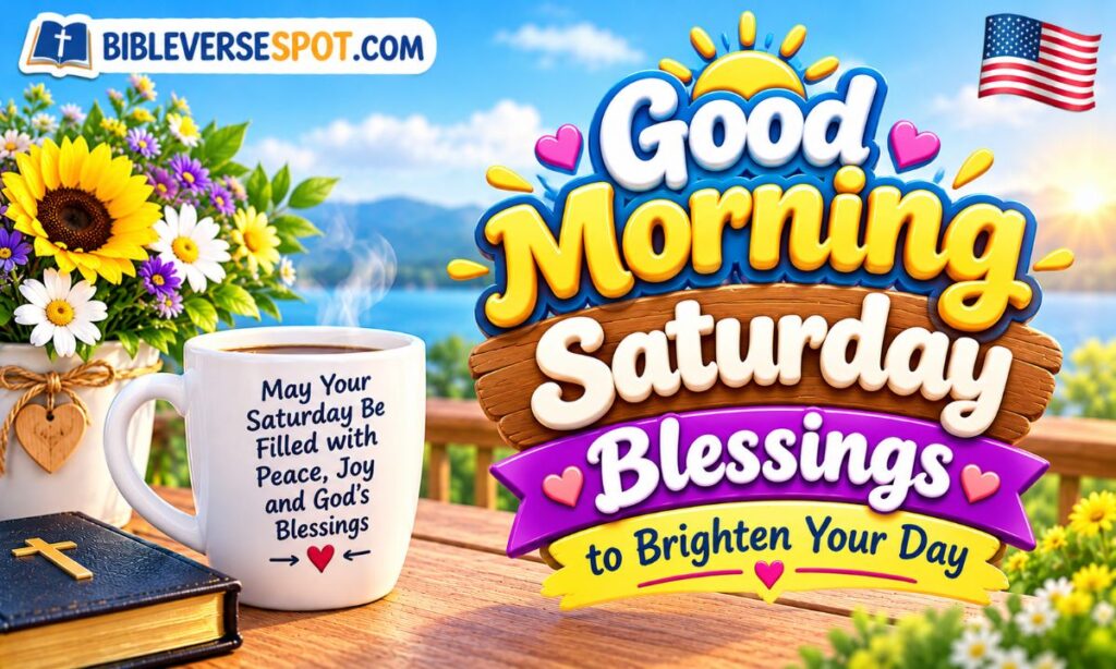 Good Morning Saturday Blessings to Brighten Your Day
