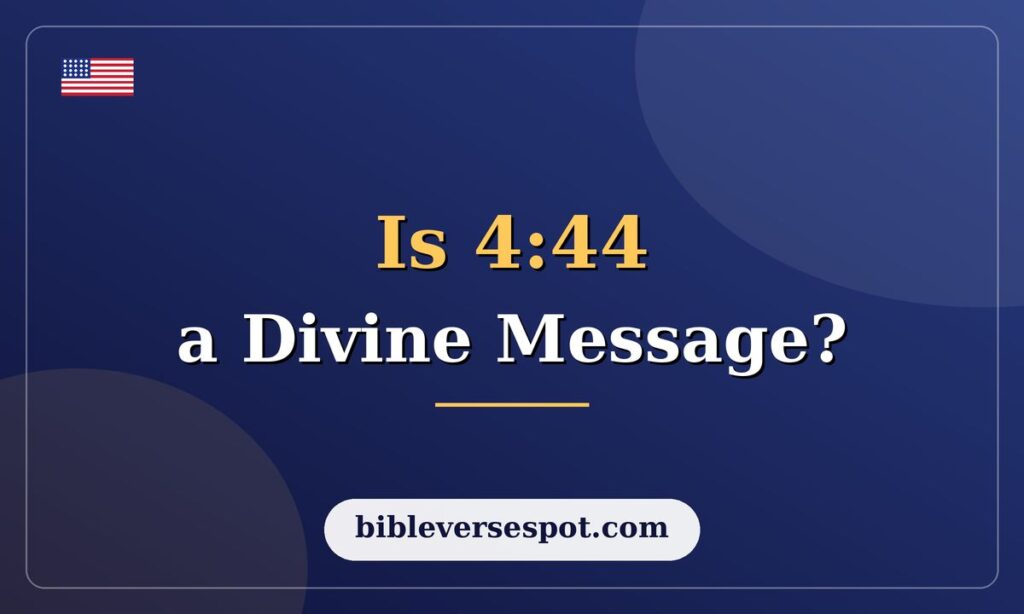 Is 444 a Divine Message