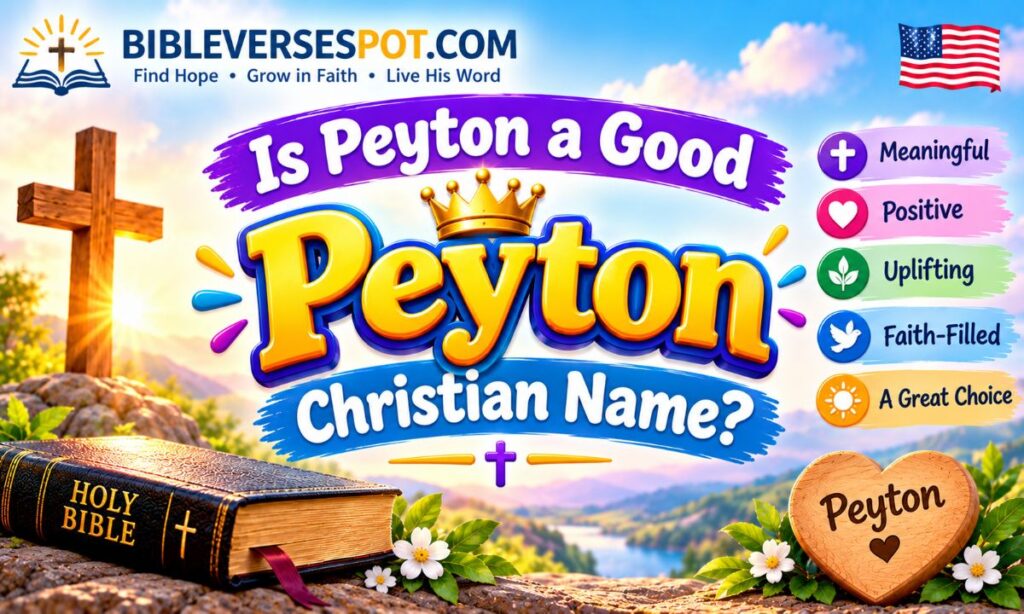Is Peyton a Good Christian Name_