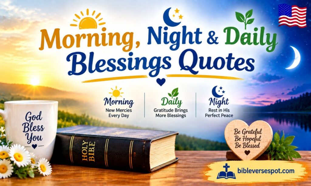 Morning, Night & Daily Blessings Quotes