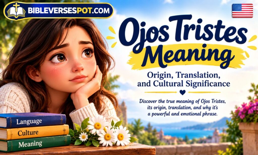 Ojos Tristes Meaning
