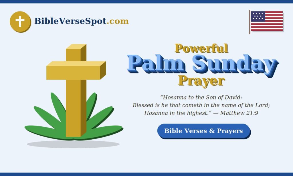 Powerful Palm Sunday Prayer