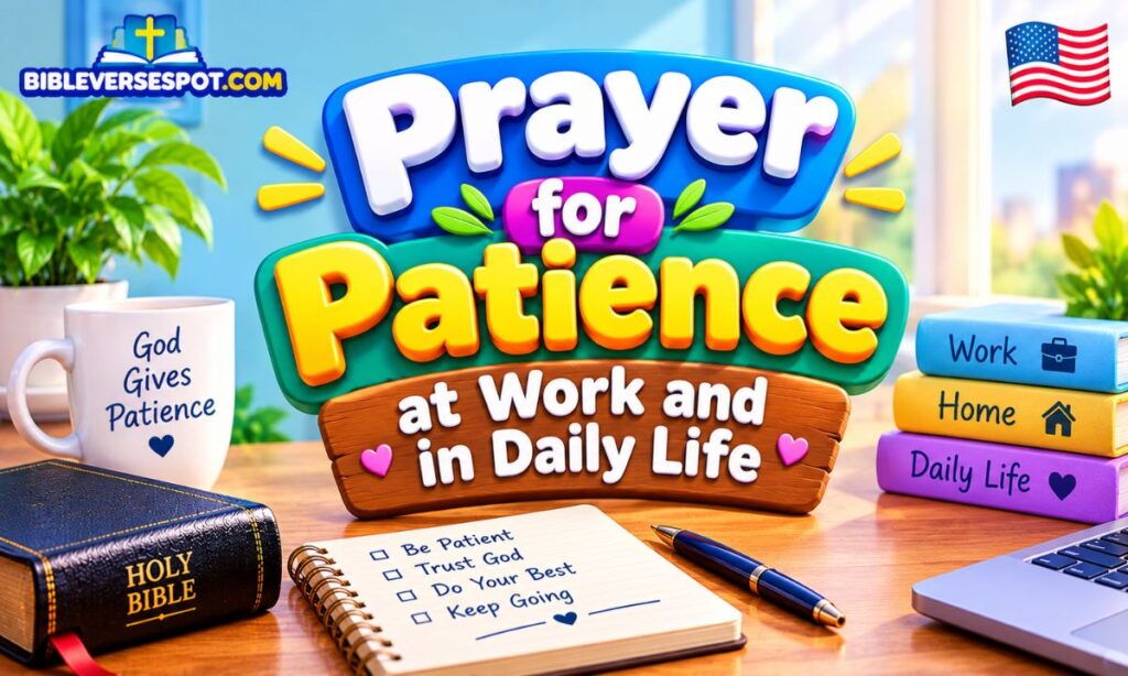 Prayer for Patience at Work and in Daily Life