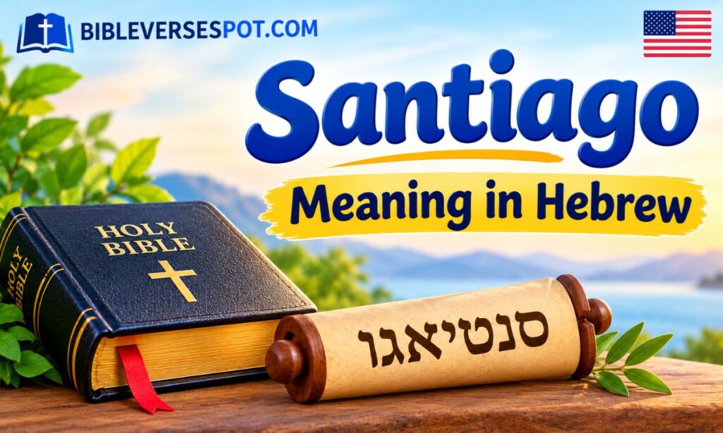 Santiago Meaning in Hebrew