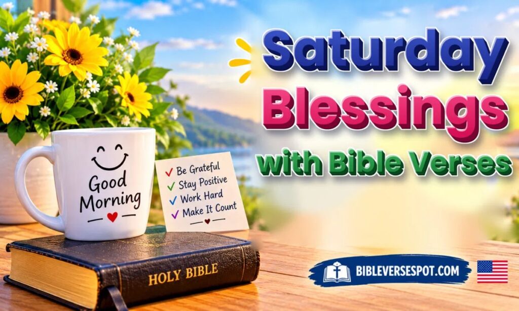 Saturday Blessings with Bible Verses