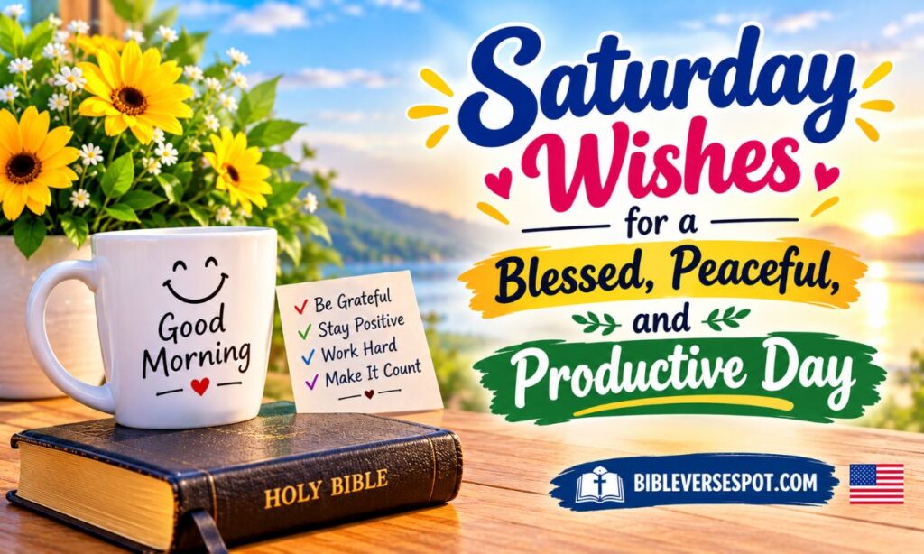 Saturday Wishes for a Blessed, Peaceful, and Productive Day