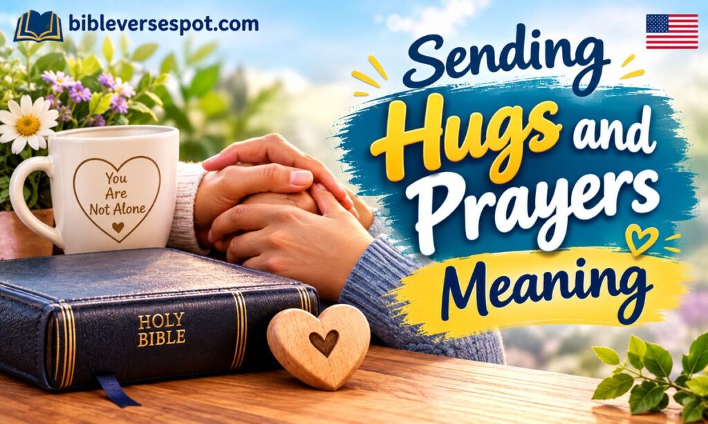 Sending Hugs and Prayers Meaning