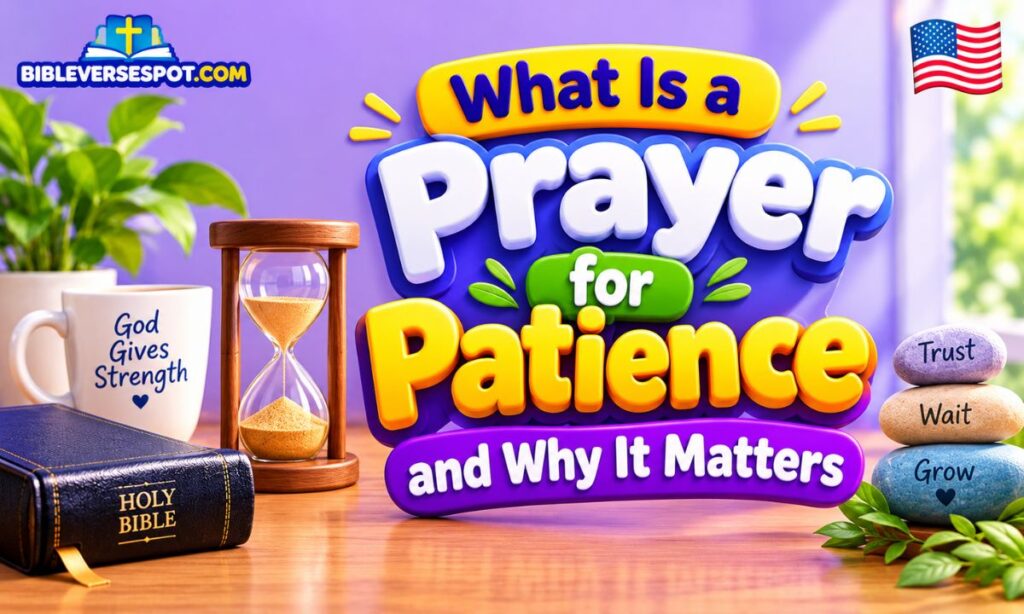 What Is a Prayer for Patience and Why It Matters