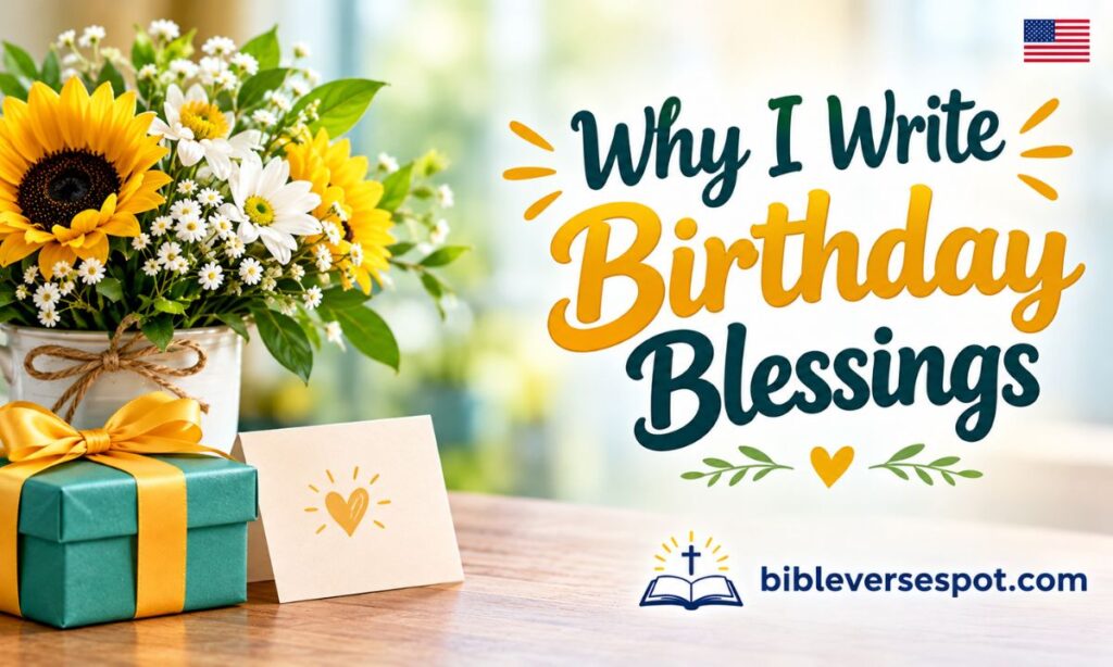Why I Write Birthday Blessings