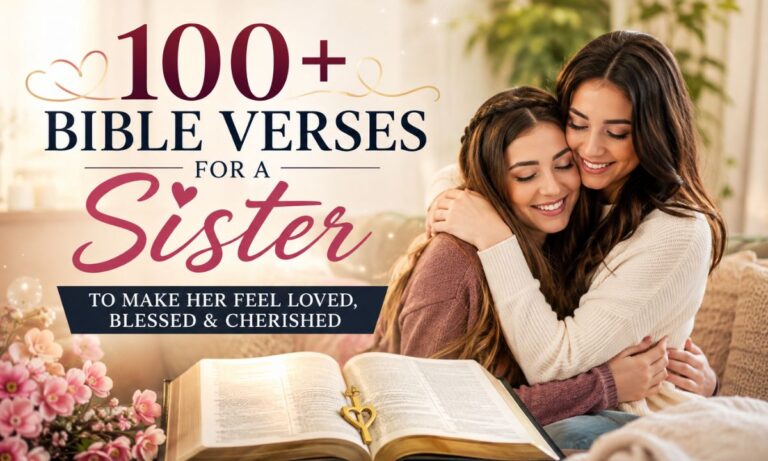 100+ Bible Verses for a Sister to Make Her Feel Loved, Blessed & Cherished