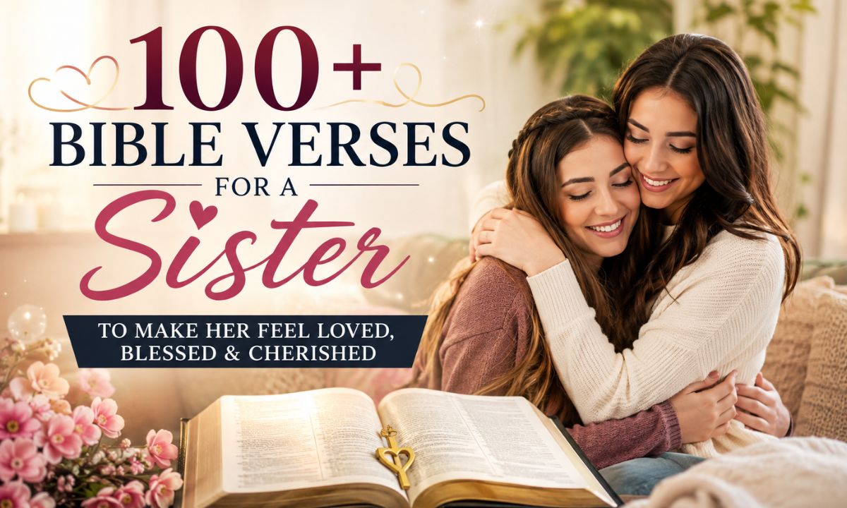 100+ Bible Verses for a Sister to Make Her Feel Loved, Blessed & Cherished