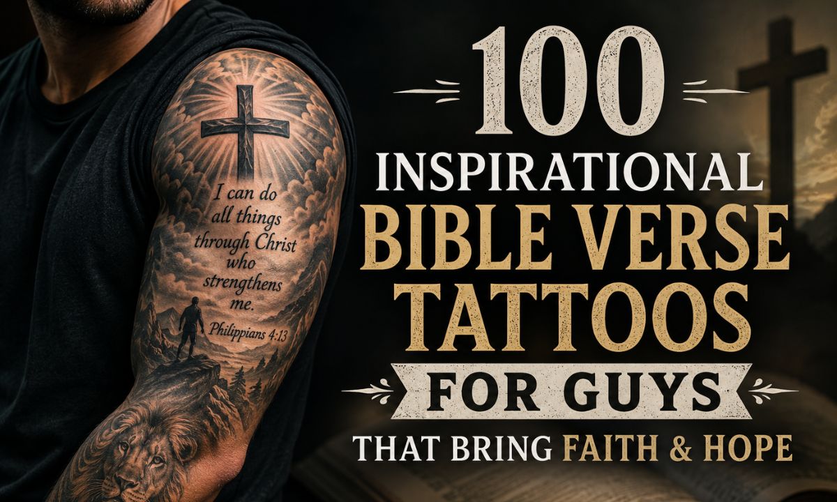 100 Inspirational Bible Verse Tattoos for Guys That Bring Faith & Hope