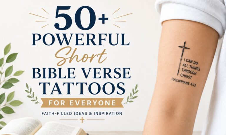 50+ Powerful Short Bible Verse Tattoos for Everyone Faith-Filled Ideas & Inspiration