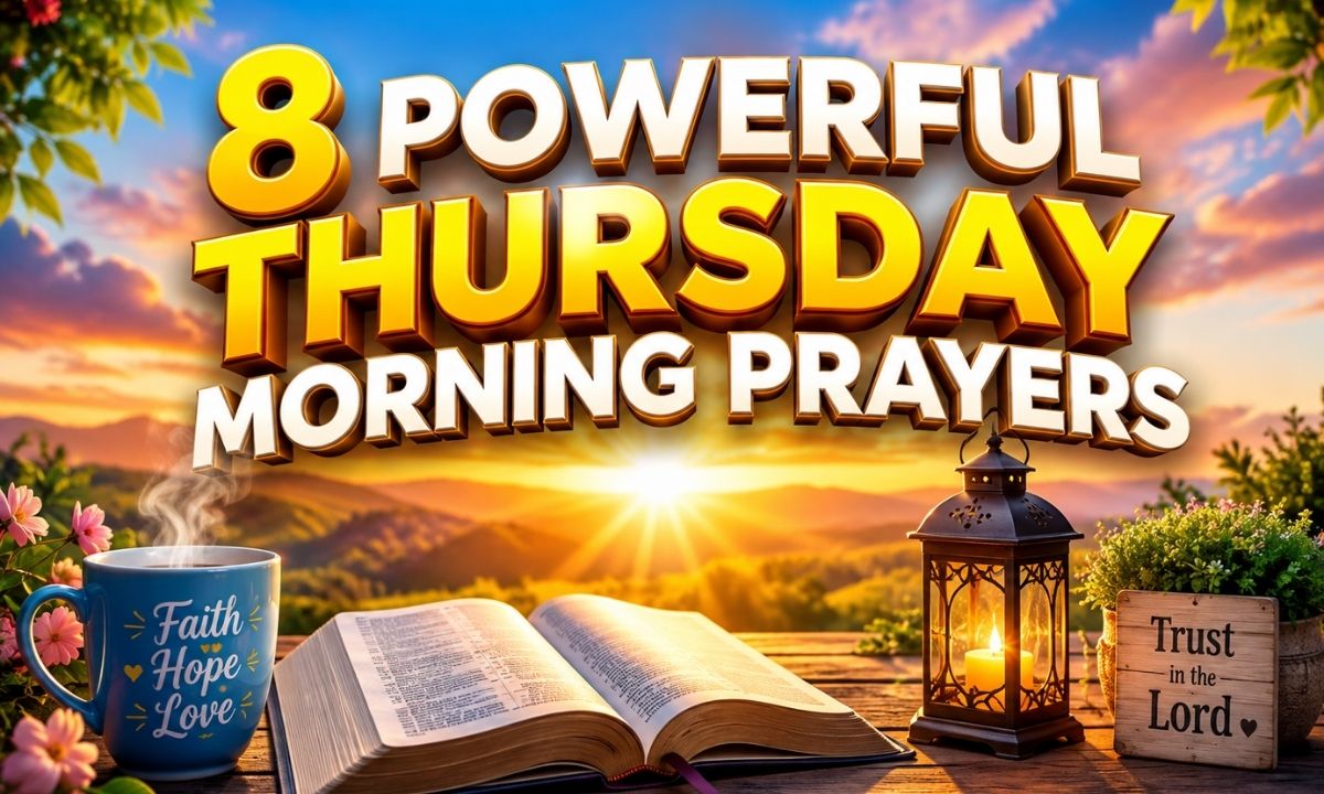 8 Powerful Thursday Morning Prayers With Bible Verses to Start Your Day With Faith, Hope & Blessings 