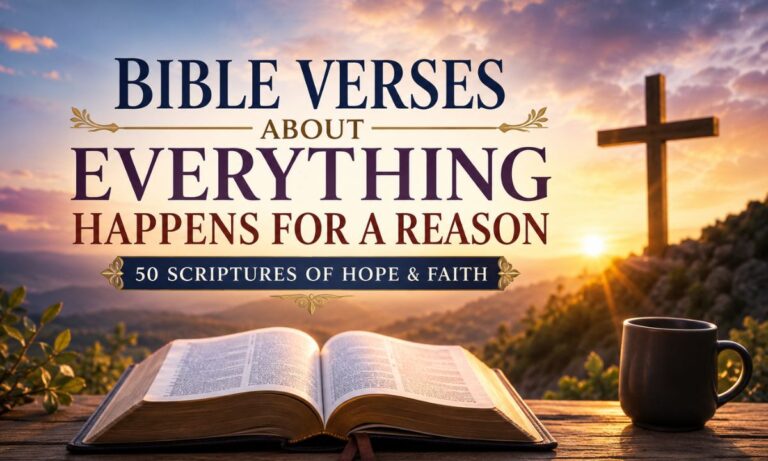 Bible Verses About Everything Happens for a Reason 50 Scriptures of Hope & Faith